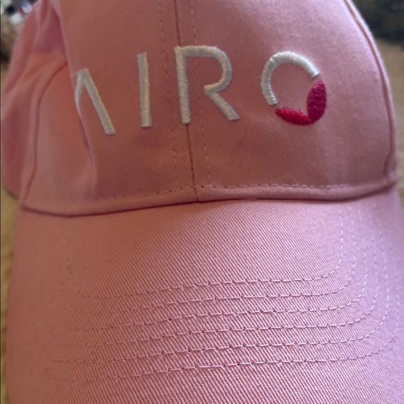 Pink Embroidered Baseball Cap - Picture 3 of 7